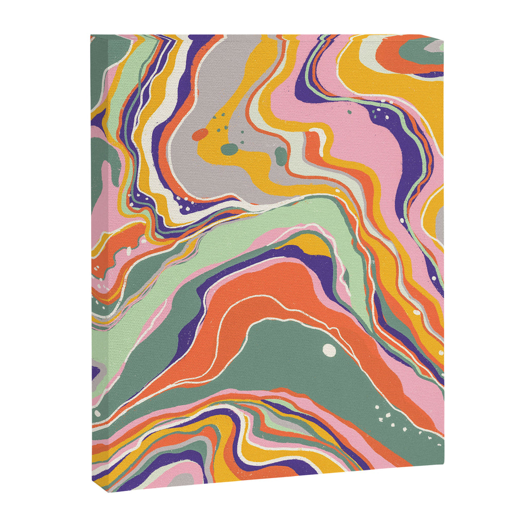 Retro marble #1 Canvas Print Gallery Image 8