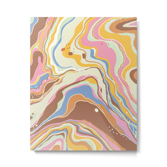 Retro marble #2 Metal Print Gallery Image 1