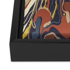 Retro marble #3 Framed Canvas Print Gallery Image 3