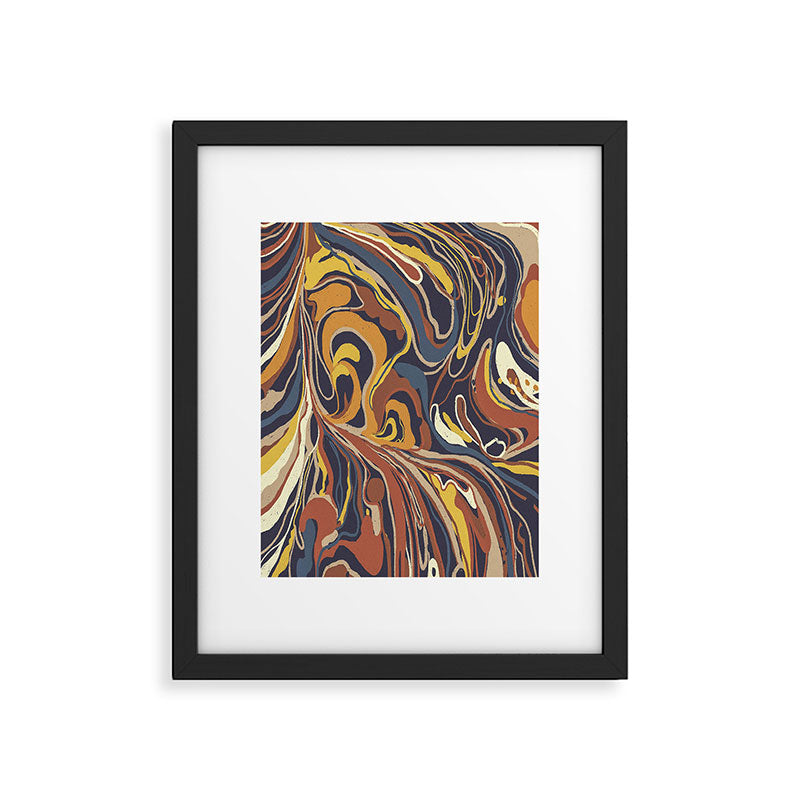 Retro marble #3 Framed Art Print Gallery Image 6