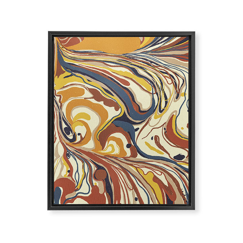 Retro marble #4 Framed Canvas Print Gallery Image 8