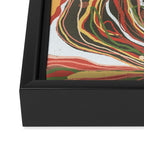 Retro marble #5 Framed Canvas Print Gallery Image 3