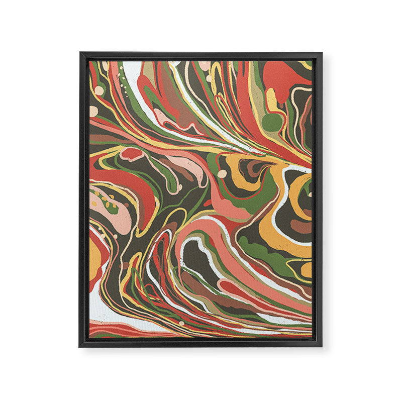 Retro marble #5 Framed Canvas Print Gallery Image 8