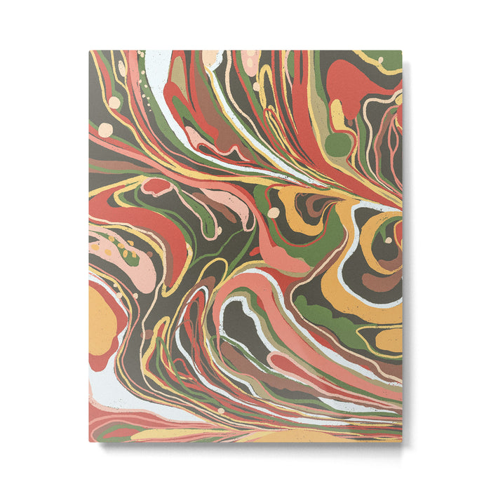 Retro marble #5 Metal Print Gallery Image 1