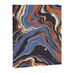 Retro marble in blue Canvas Print Gallery Image 8