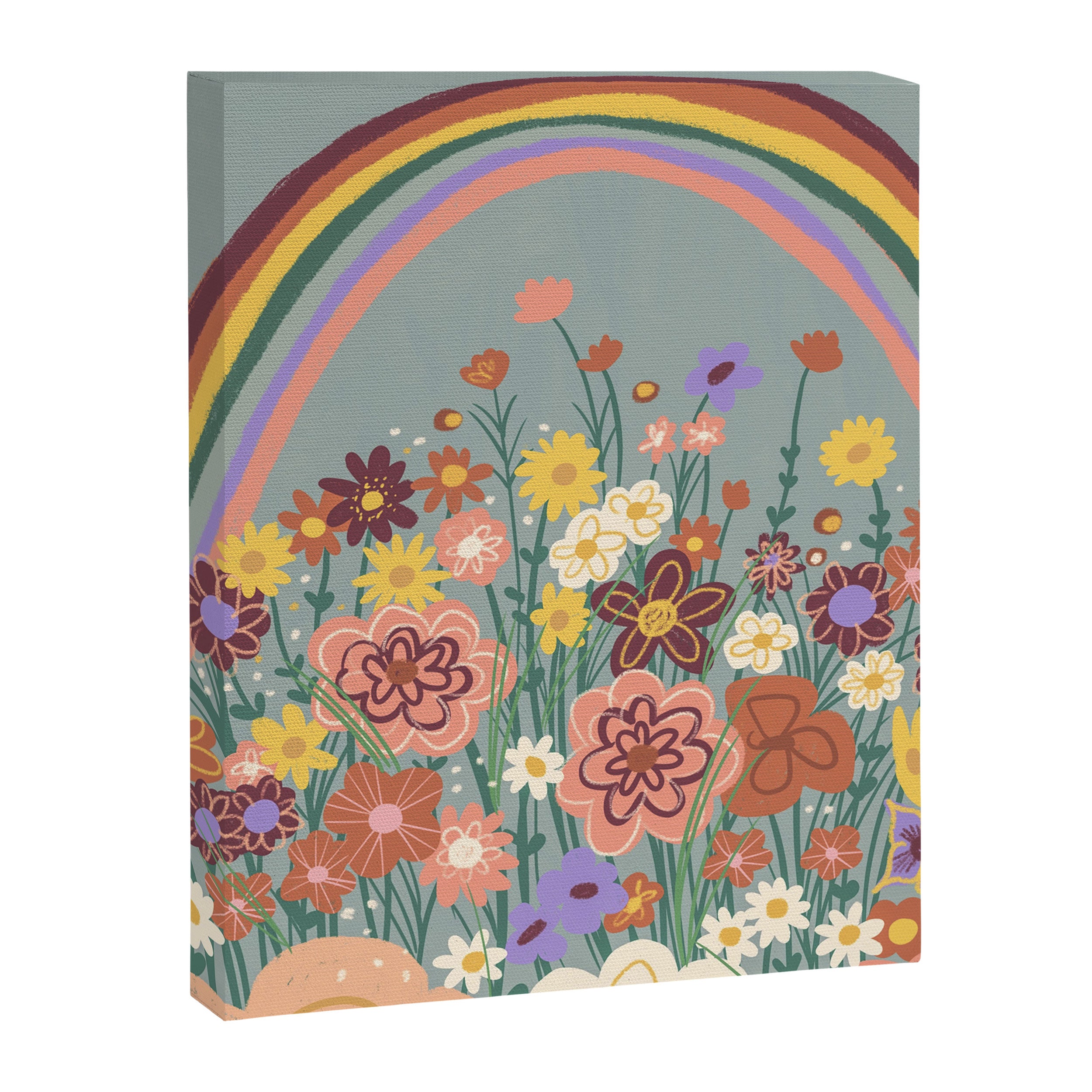 Retro meadow Canvas Print Gallery Image 8