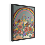 Retro meadow Framed Canvas Print Gallery Image 2
