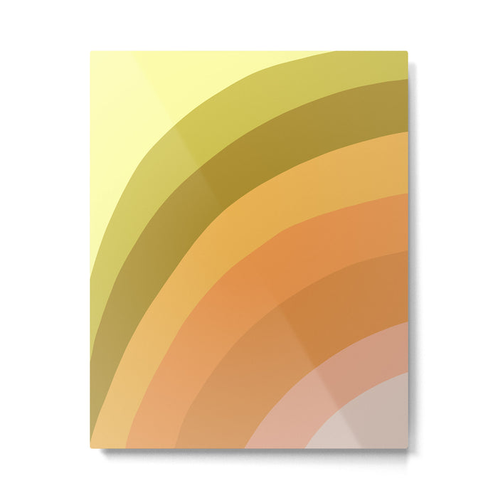 Retro Rainbow Metal Print Gallery Image 1