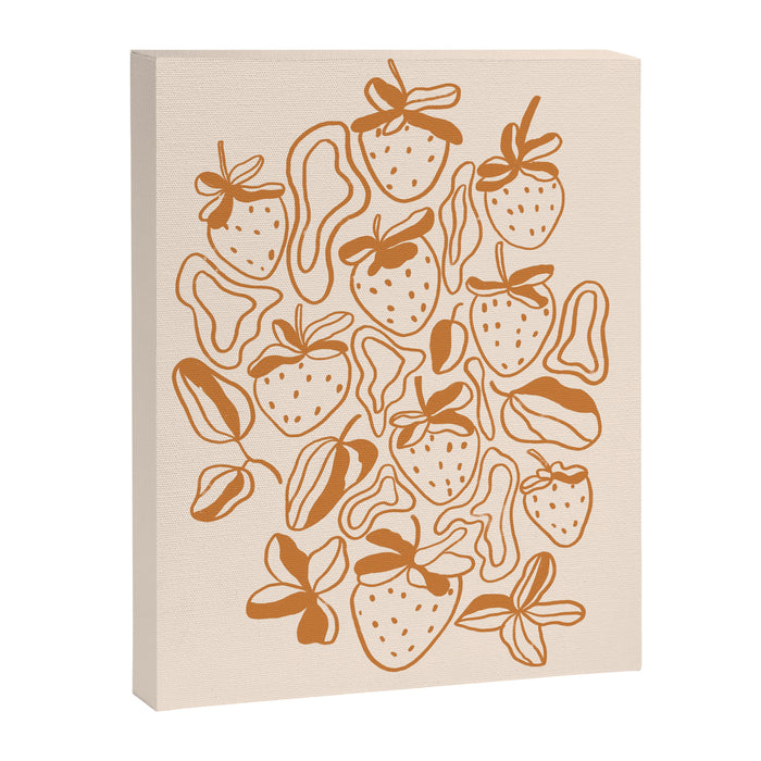 Retro strawberries Canvas Print Gallery Image 1