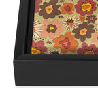 Scented petals II floral pattern Framed Canvas Print Gallery Image 3