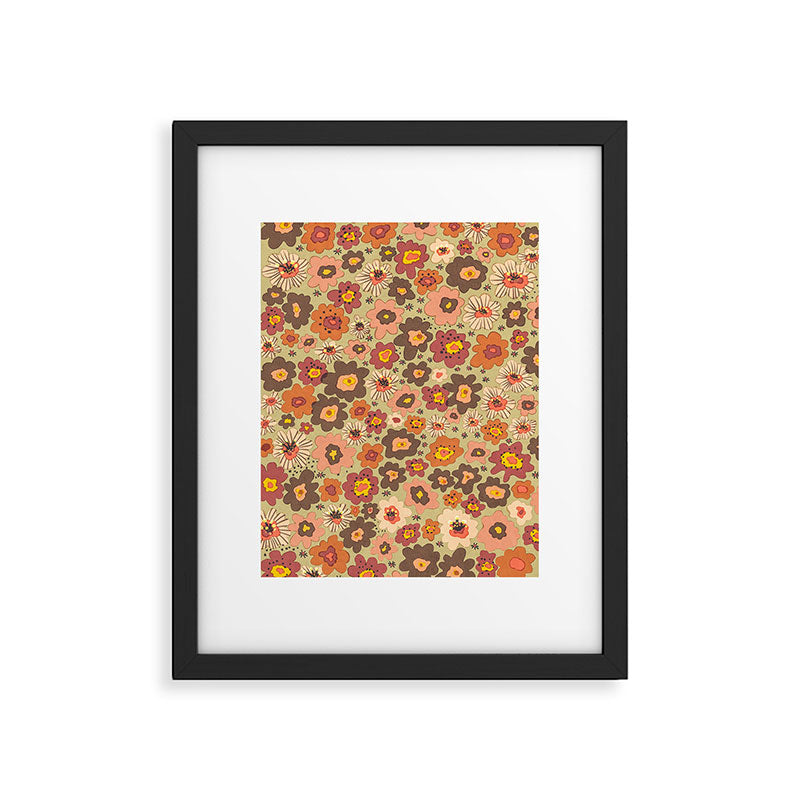 Scented petals II floral pattern Framed Art Print Gallery Image 6