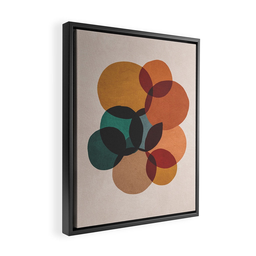 Shapes#1 Framed Canvas Print Gallery Image 2