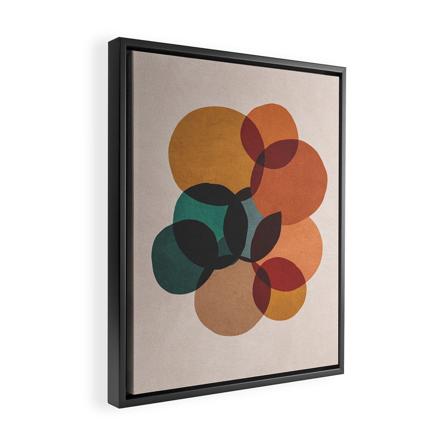 Shapes#1 Framed Canvas Print Gallery Image 2