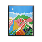 Ski joy Framed Canvas Print Gallery Image 8