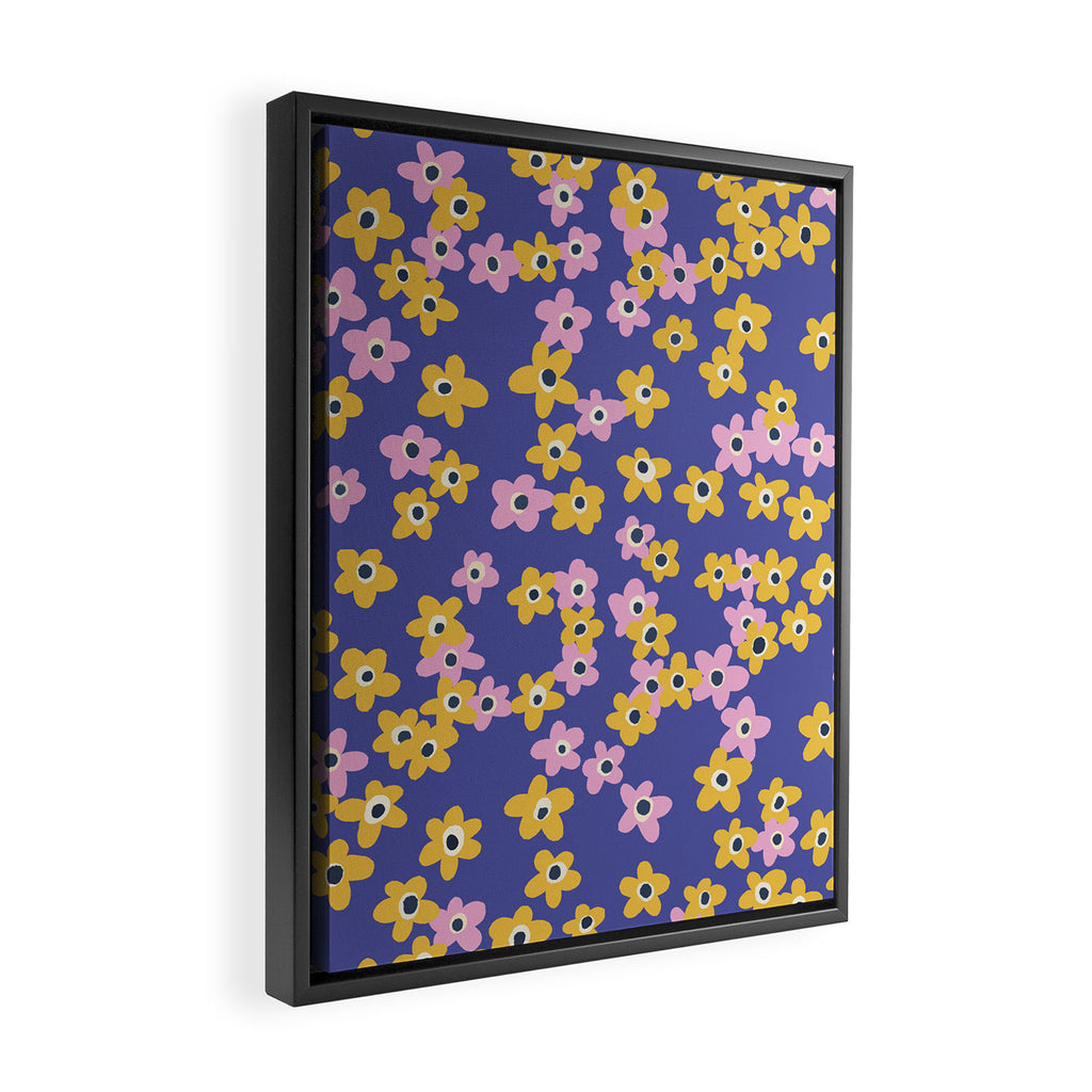 Spirit of Youth Blue Framed Canvas Print Gallery Image 2