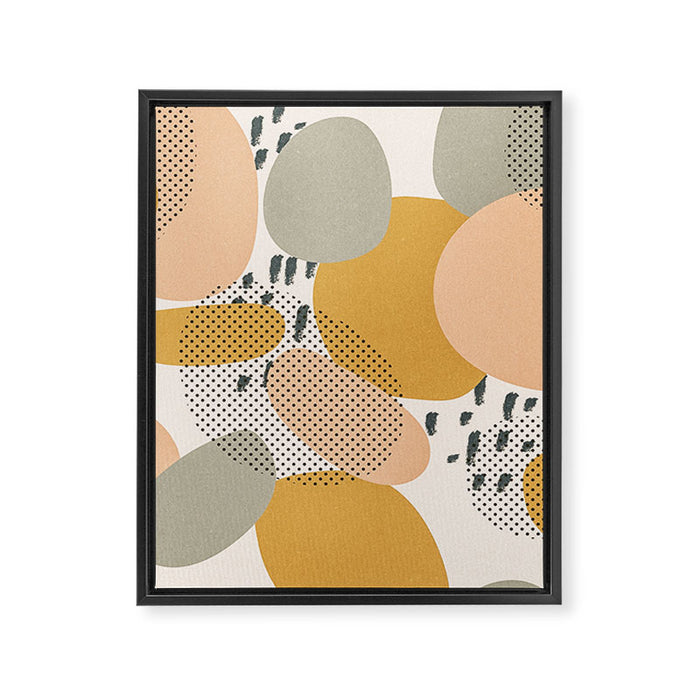 Splatter Framed Canvas Print Gallery Image 1