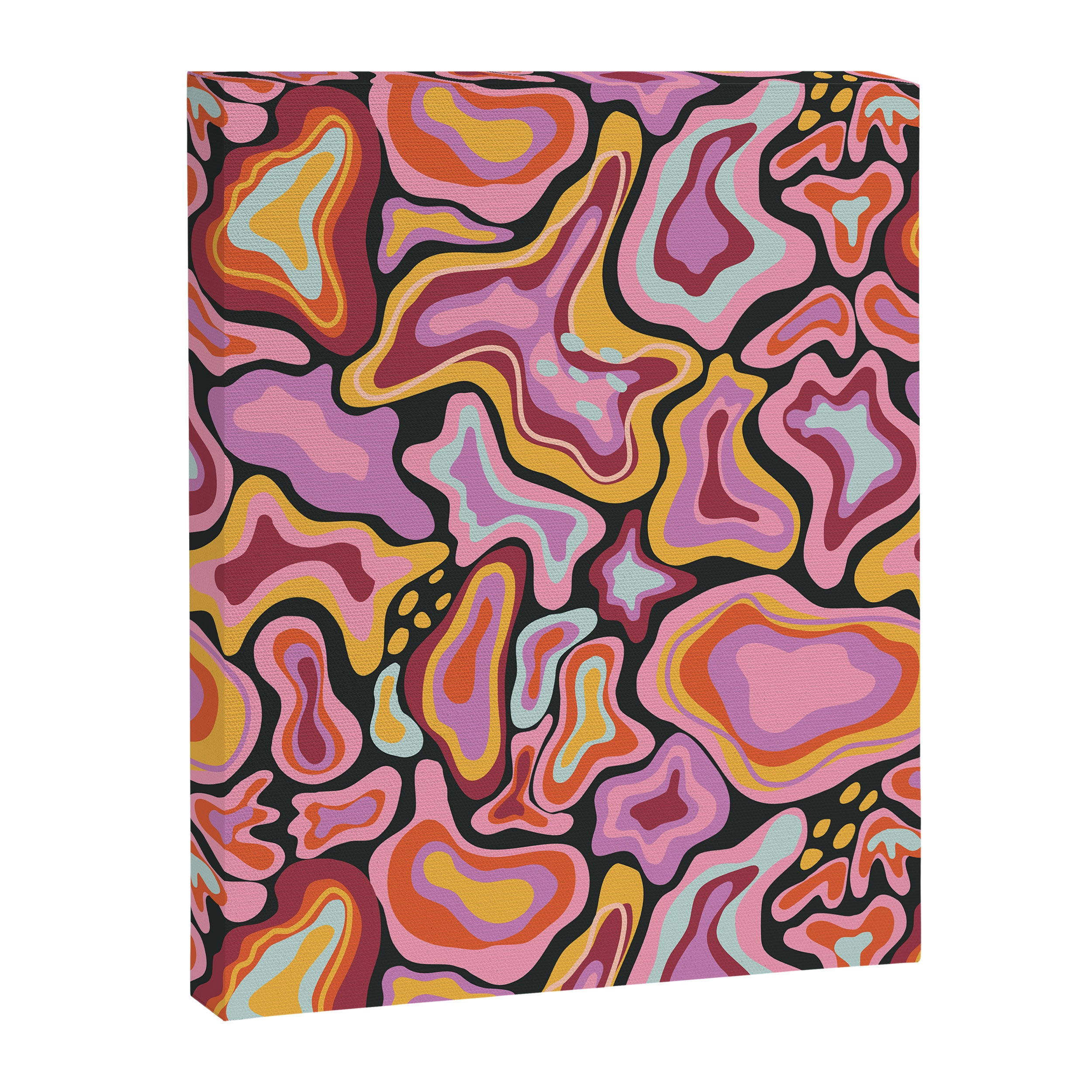 Splish splash pink Canvas Print Gallery Image 8