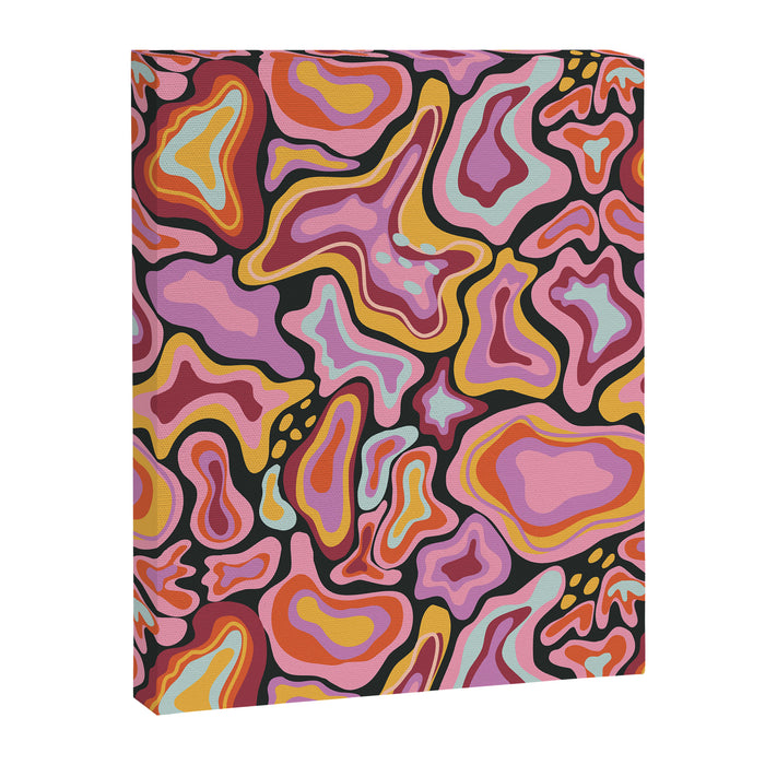 Splish splash pink Canvas Print Gallery Image 1