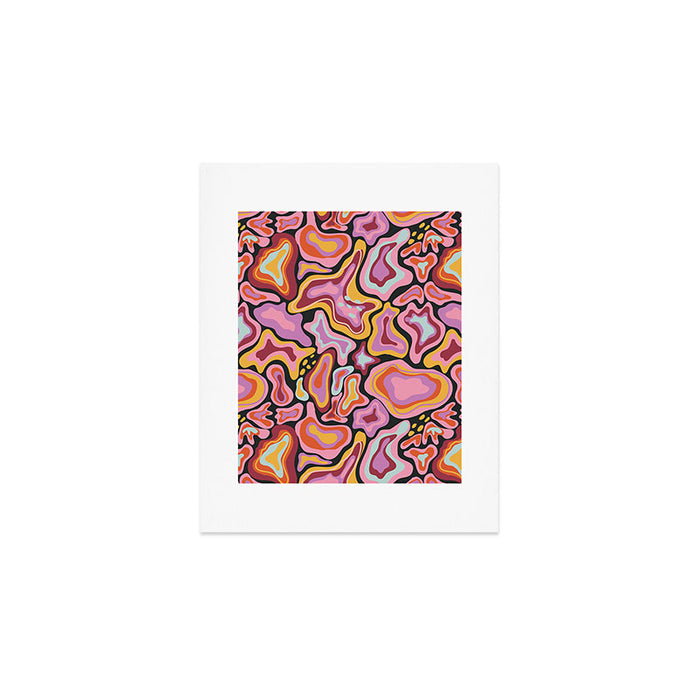 Splish splash pink Art Print Gallery Image 1