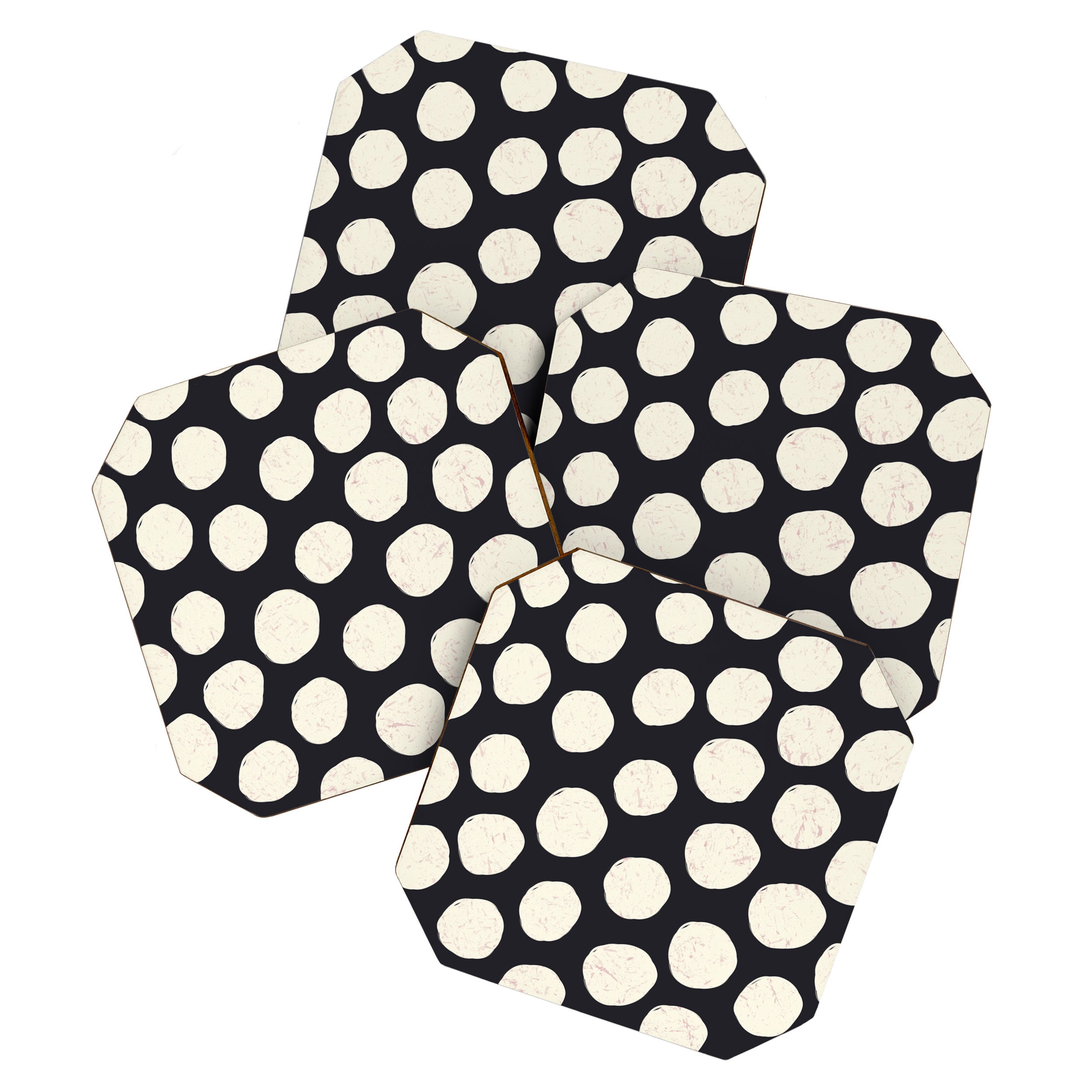 Spotty in Black Coaster Gallery Image 1