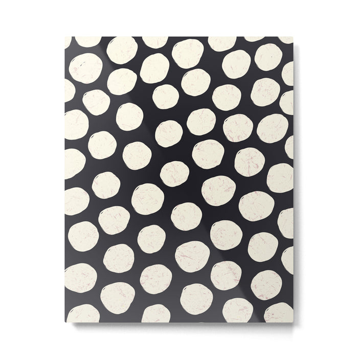 Spotty in Black Metal Print Gallery Image 1
