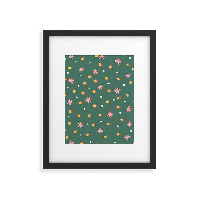 Stars and dots Framed Art Print Gallery Image 1