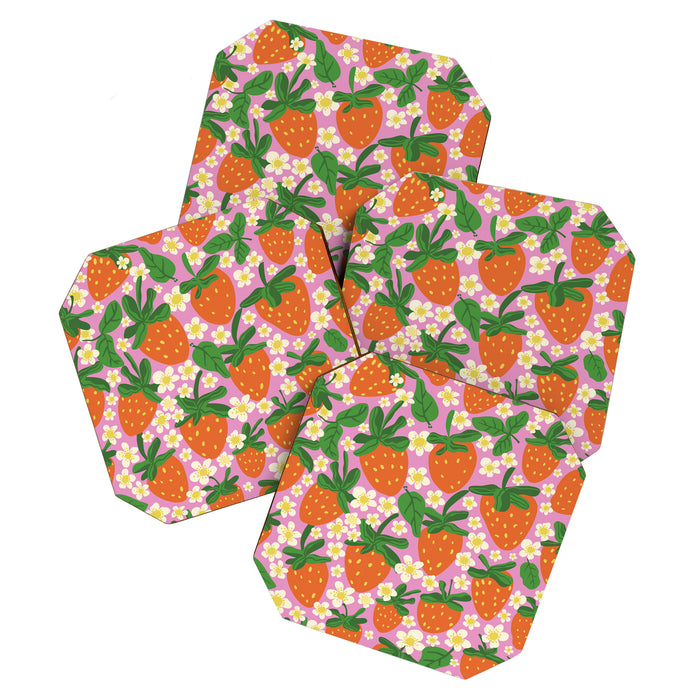 Strawberries Coaster Gallery Image 1