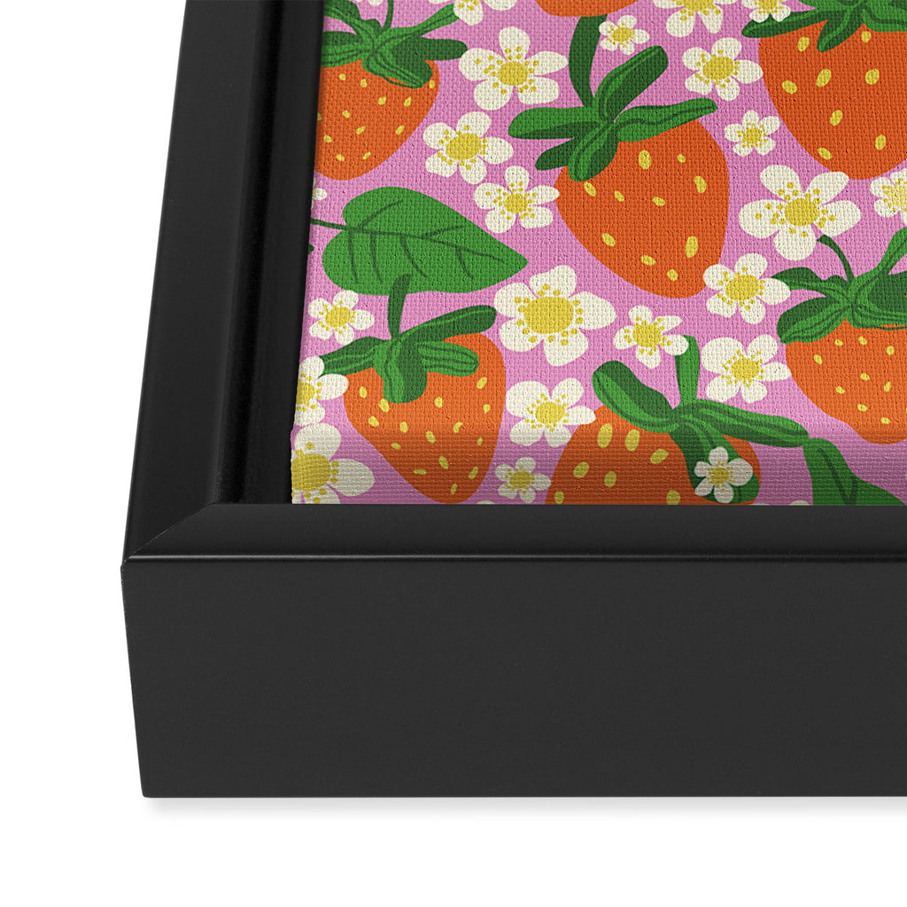 Strawberries Framed Canvas Print Gallery Image 3