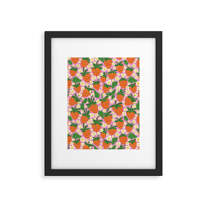 Strawberries Framed Art Print Gallery Image 6