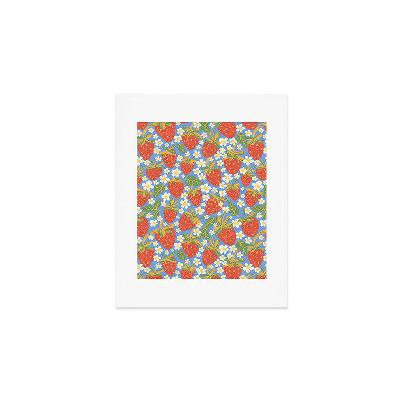 Strawberries Art Print Gallery Image 1