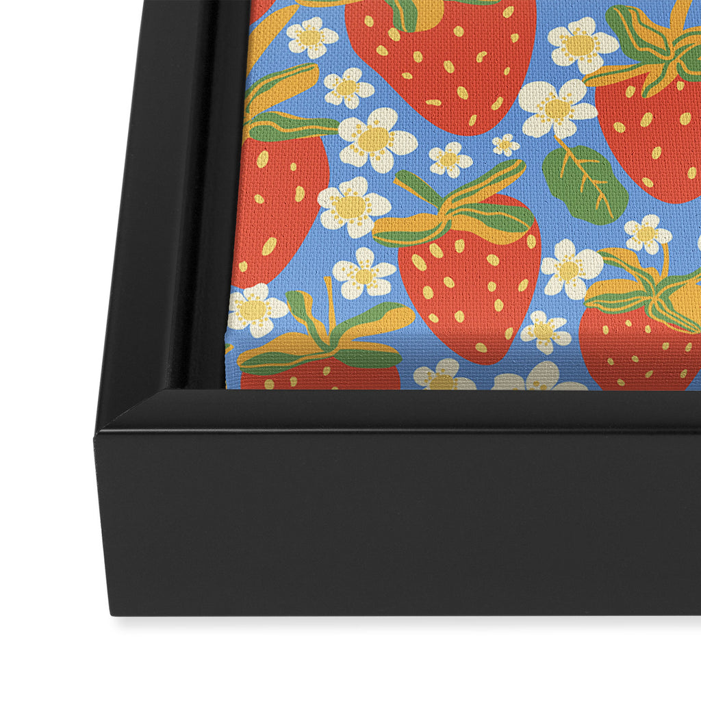 Strawberries Framed Canvas Print Gallery Image 3