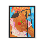 Strawberry picnic Framed Canvas Print Gallery Image 8