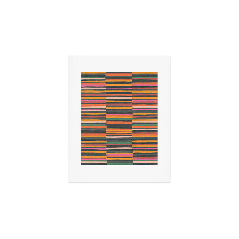 Striped pattern 02 Art Print Gallery Image 1