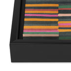 Striped pattern 02 Framed Canvas Print Gallery Image 3