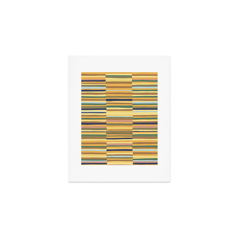 Striped pattern 03 Art Print Gallery Image 1