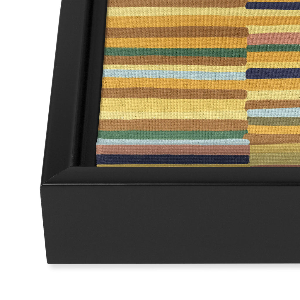 Striped pattern 03 Framed Canvas Print Gallery Image 3