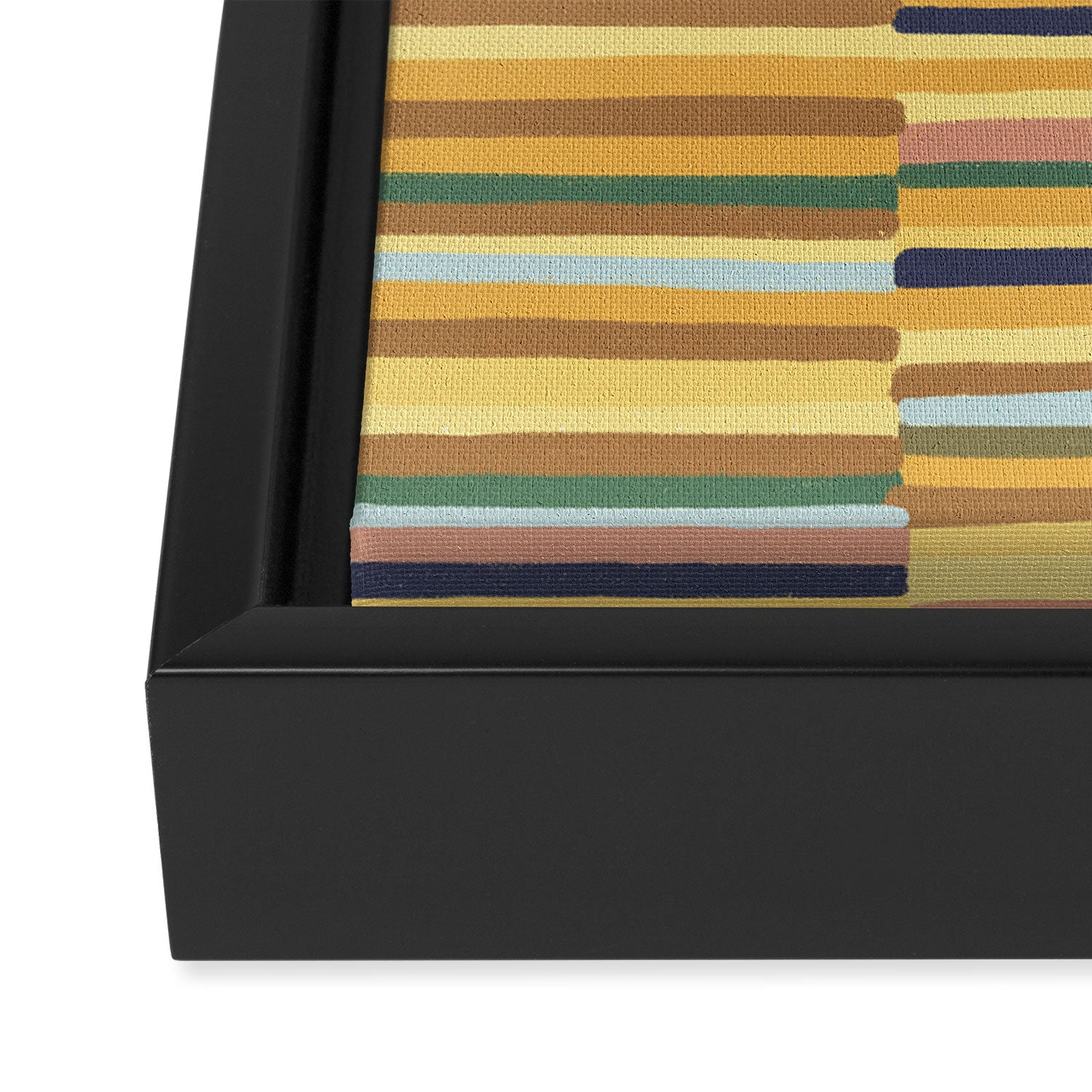 Striped pattern 03 Framed Canvas Print Gallery Image 3