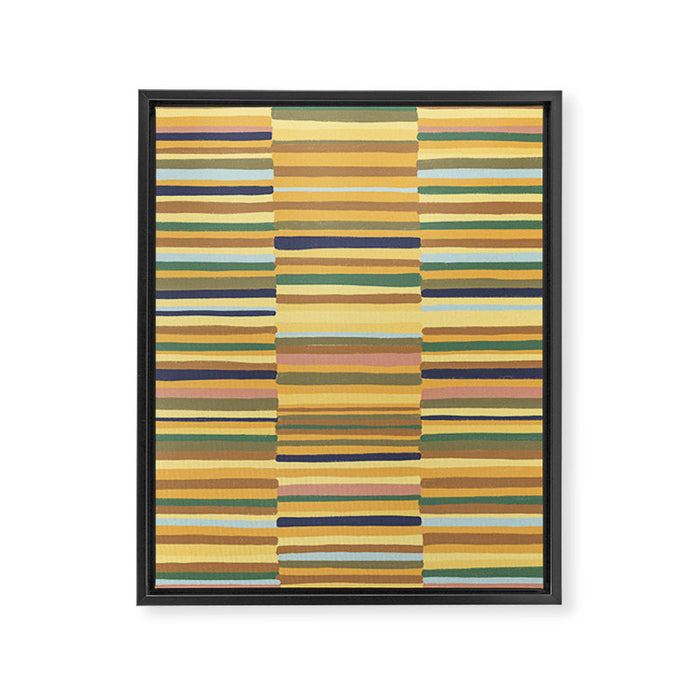 Striped pattern 03 Framed Canvas Print Gallery Image 1