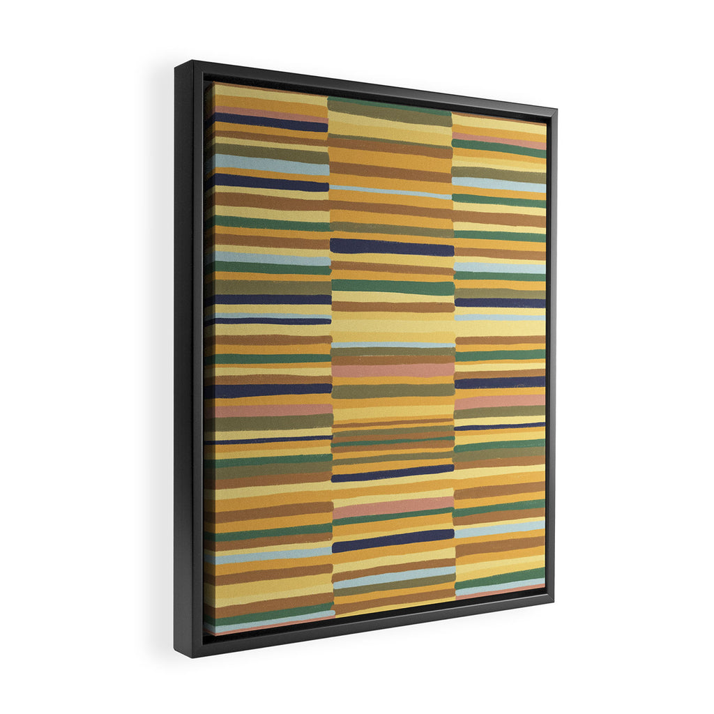 Striped pattern 03 Framed Canvas Print Gallery Image 2