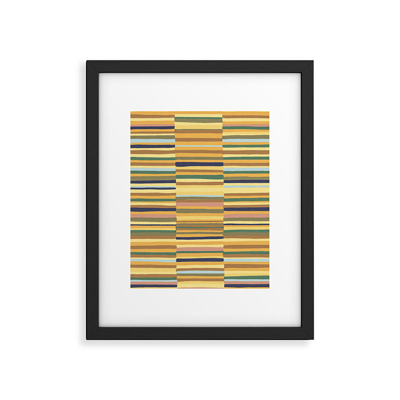 Striped pattern 03 Framed Art Print Gallery Image 6
