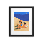 Summer on the beach Framed Art Print Gallery Image 4