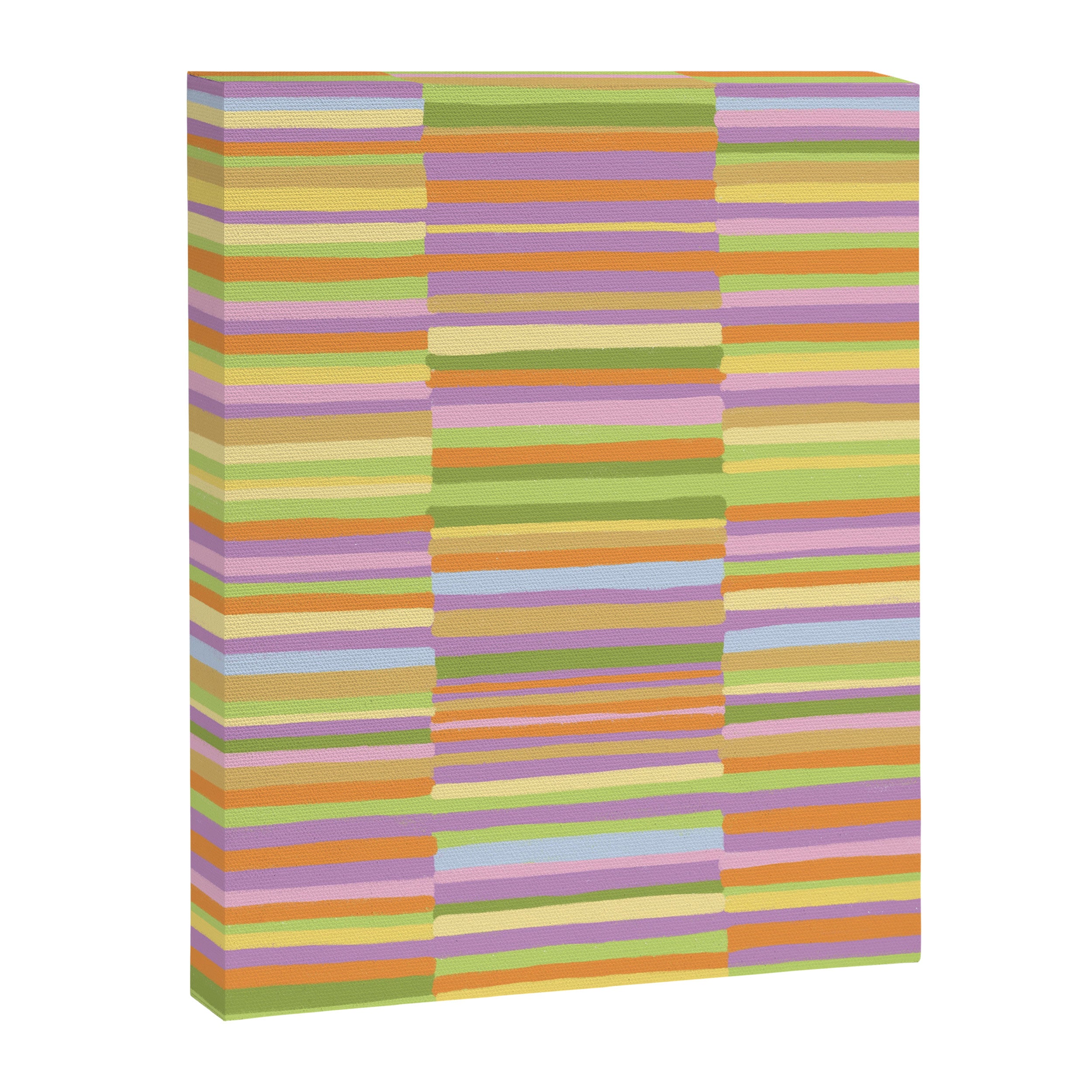 Summertime striped pattern Canvas Print Gallery Image 8