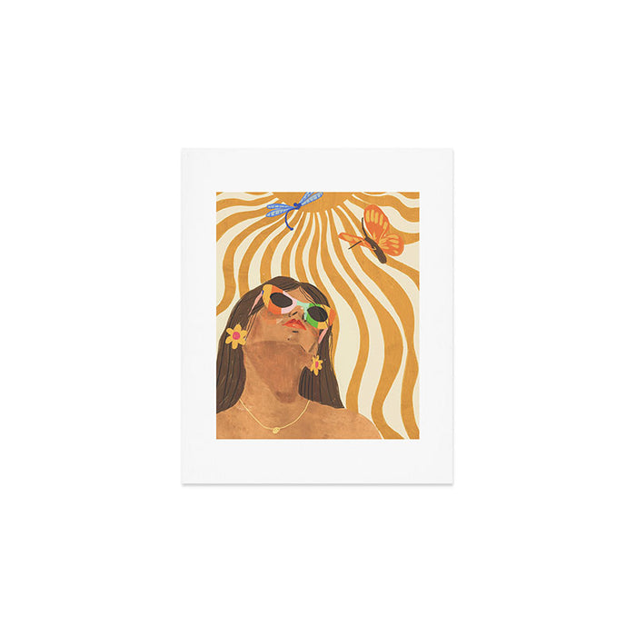 Sun woman Art Print Gallery Image 1