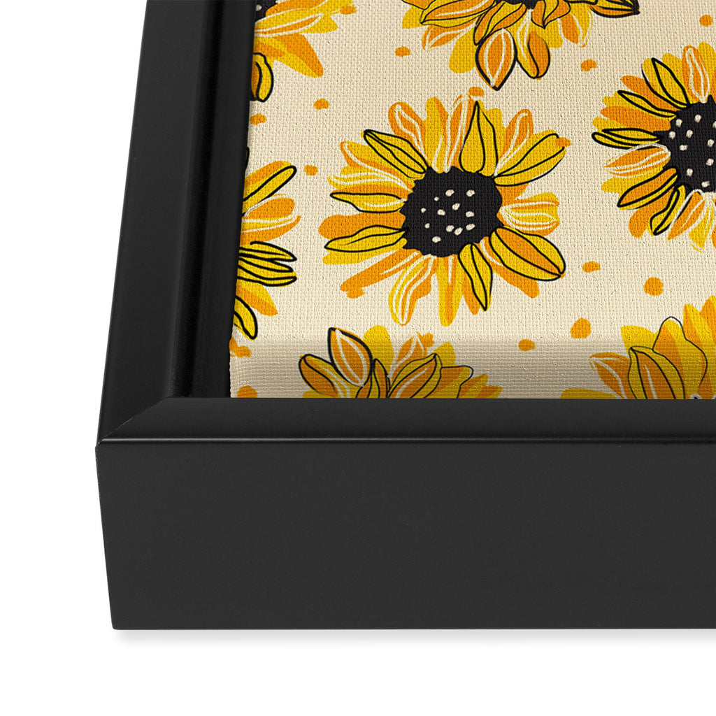 Sunflowers IV Framed Canvas Print Gallery Image 3