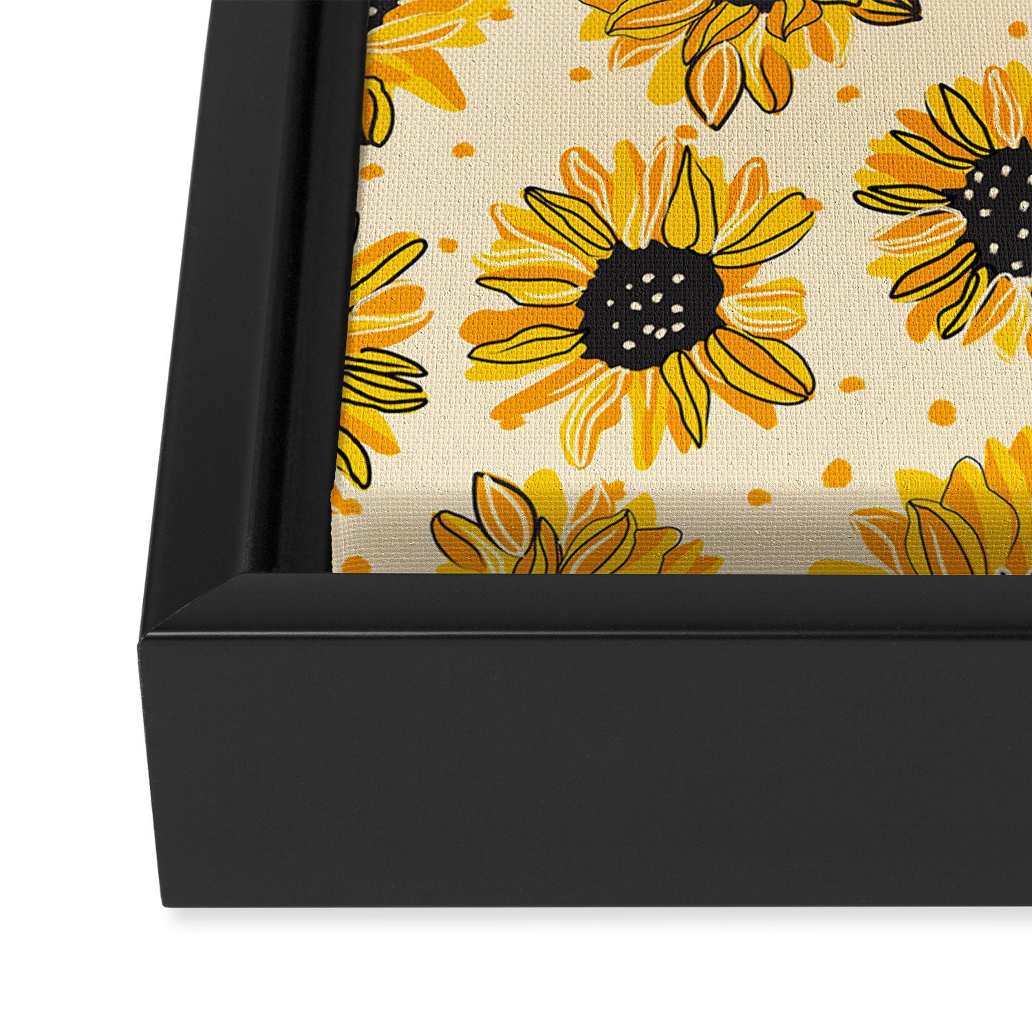 Sunflowers IV Framed Canvas Print Gallery Image 3