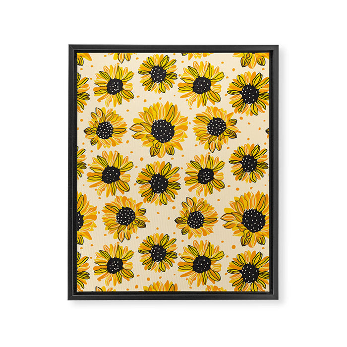 Sunflowers IV Framed Canvas Print Gallery Image 1