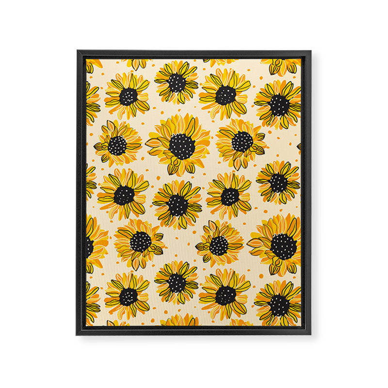 Sunflowers IV Framed Canvas Print Gallery Image 8