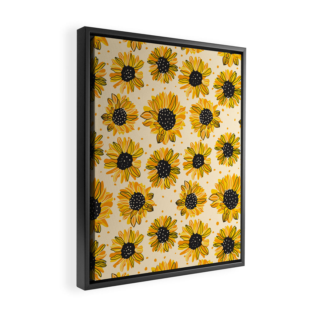 Sunflowers IV Framed Canvas Print Gallery Image 2