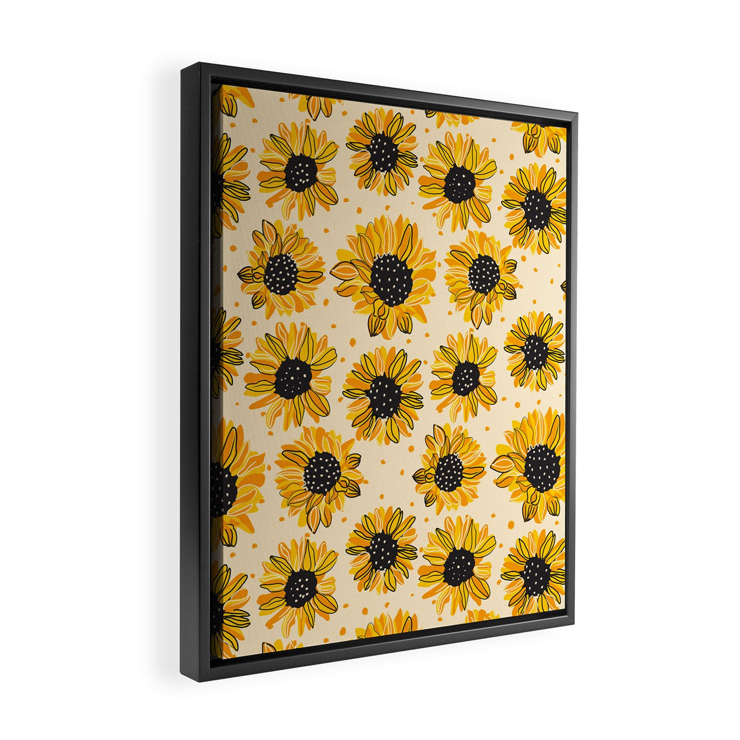 Sunflowers IV Framed Canvas Print Gallery Image 2