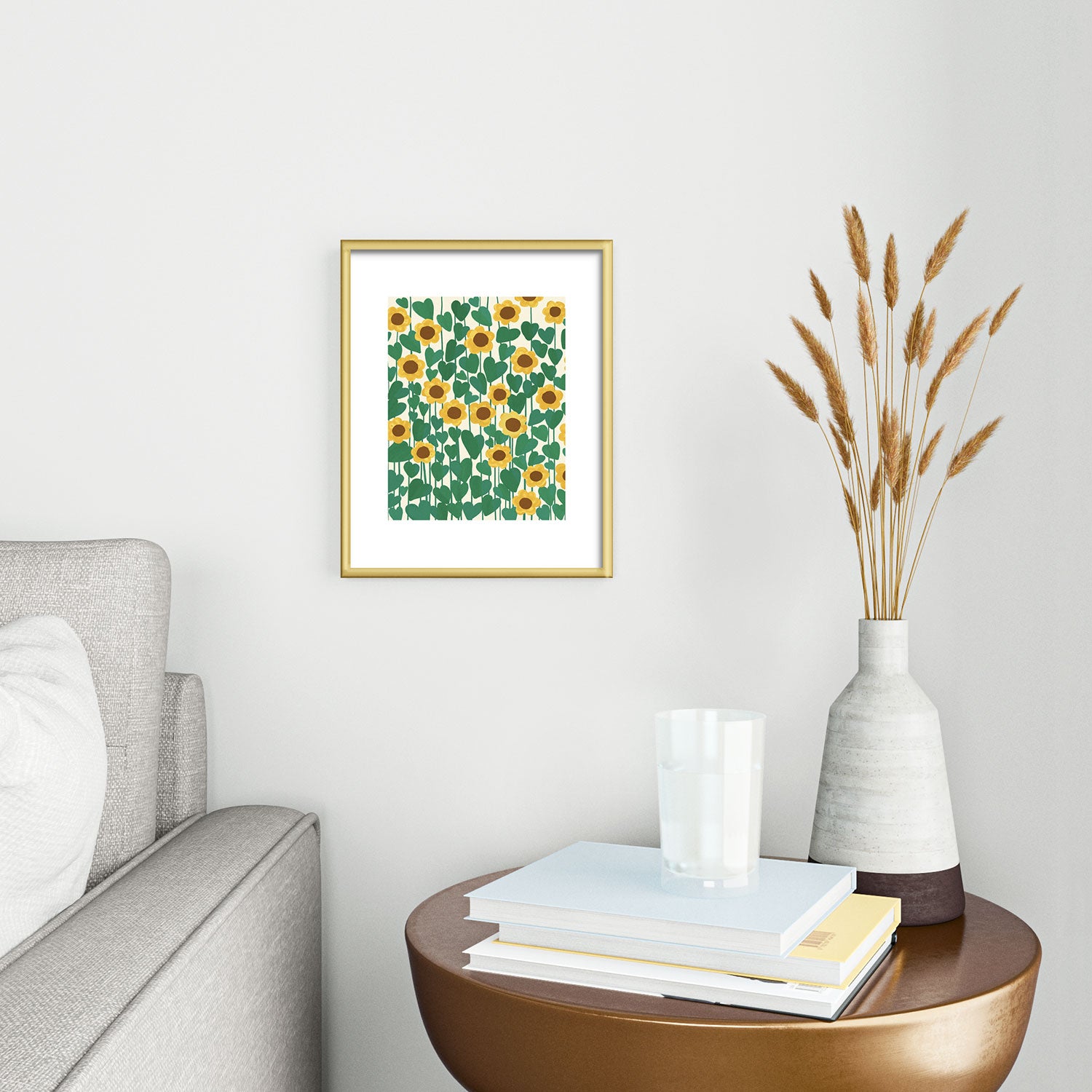 Sunflowers Framed Art Print Gallery Image 2